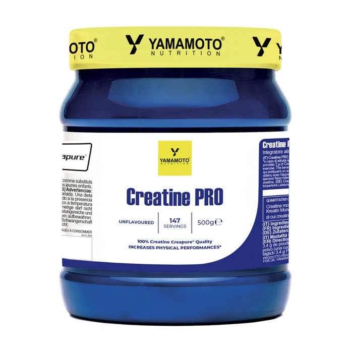 Yamamoto Nutrition CreatinePRO Creapure 500 g Monohidrato de Creatina Micronizada