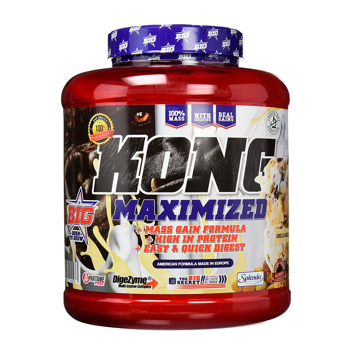 Kong Maximized Gainer Big 3 kg Ganador de Peso