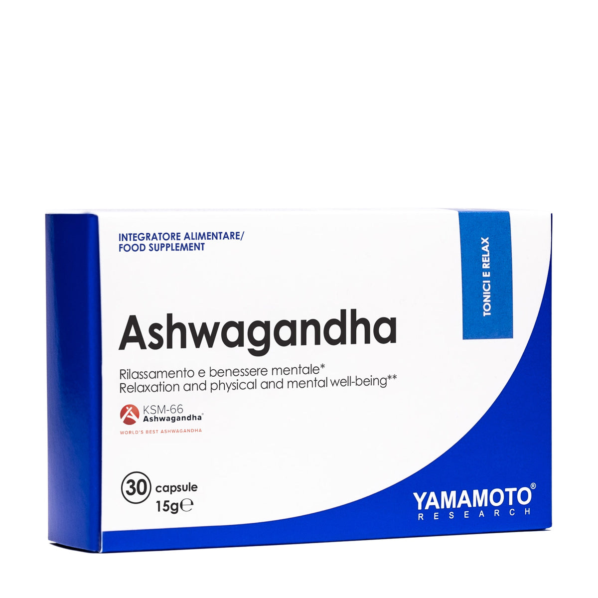 Yamamoto Research Ashwagandha KSM-66 30 Cápsulas Adaptógeno