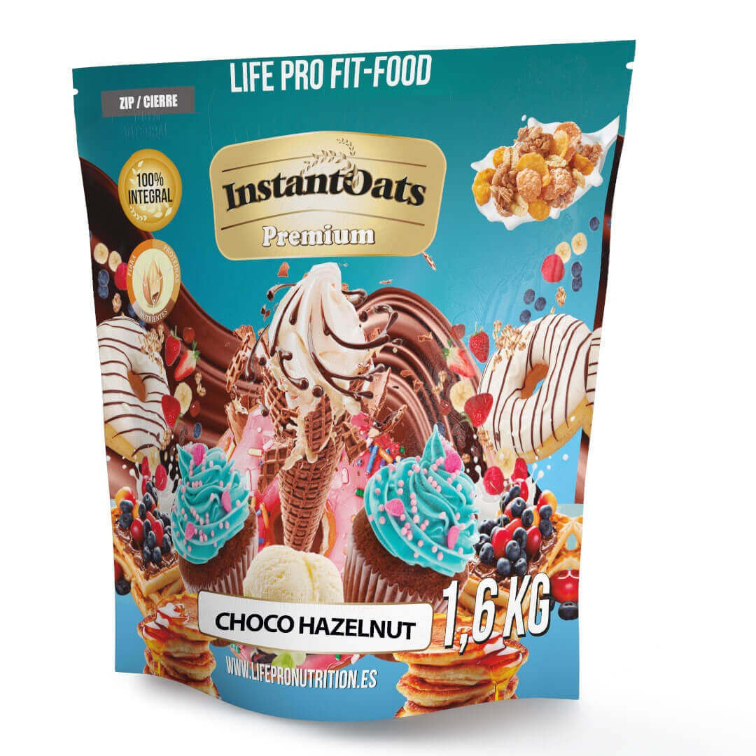 Life Pro Fit Food Instant Oats Premium 1.6 kg Harina de Avena