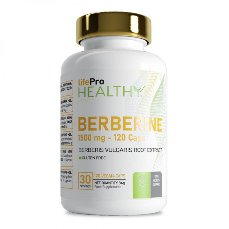 Life Pro Nutrition Berberina 1500 mg 120 Cápsulas Veganas