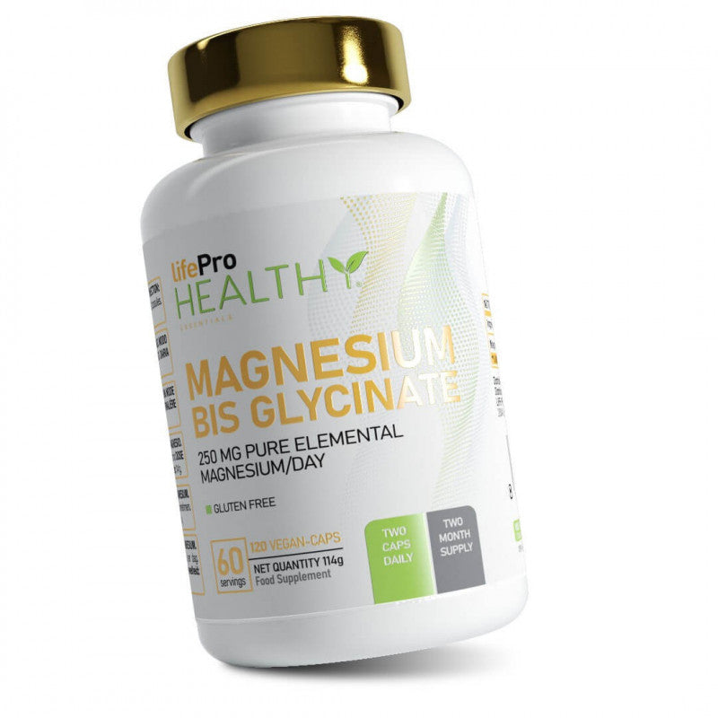 Life Pro Nutrition Bisglicinato de Magnesio 120 Cápsulas
