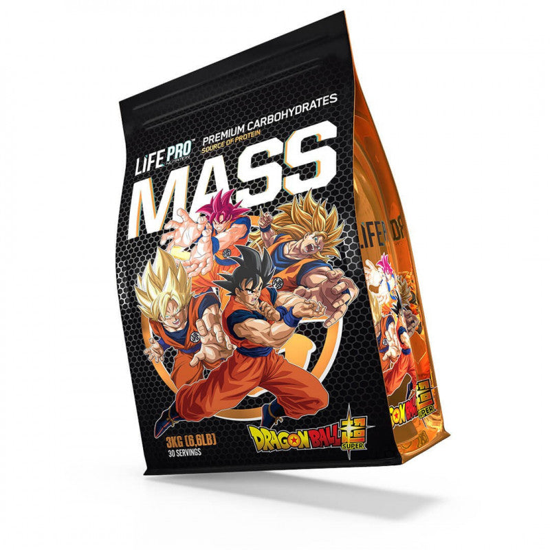 Life Pro Nutrition Mass Gainer Dragon Ball Super Edición Limitada 3 kg Sin Gluten