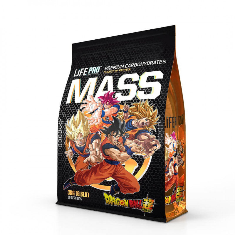 Life Pro Nutrition Mass Gainer Dragon Ball Super Edición Limitada 3 kg Sin Gluten