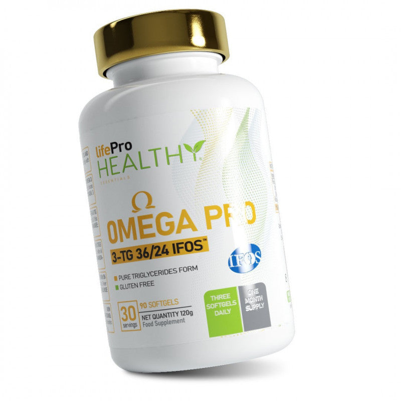 Life Pro Nutrition Omega 3 Pro IFOS TG36/24 90 Cápsulas