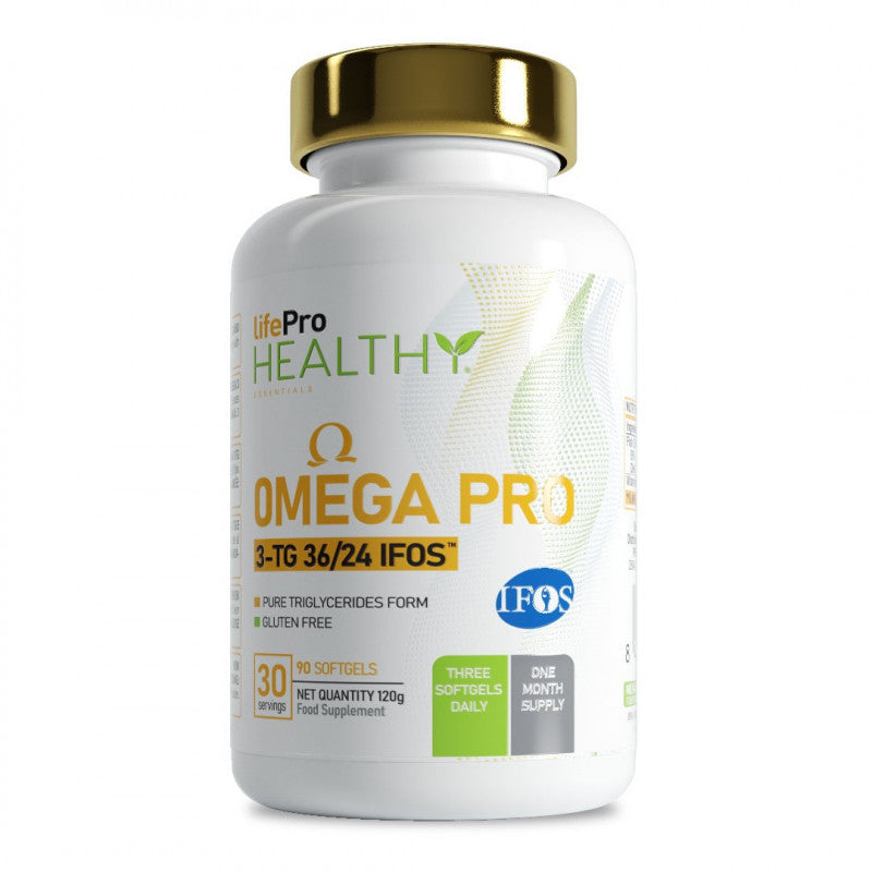 Life Pro Nutrition Omega 3 Pro IFOS TG36/24 90 Cápsulas