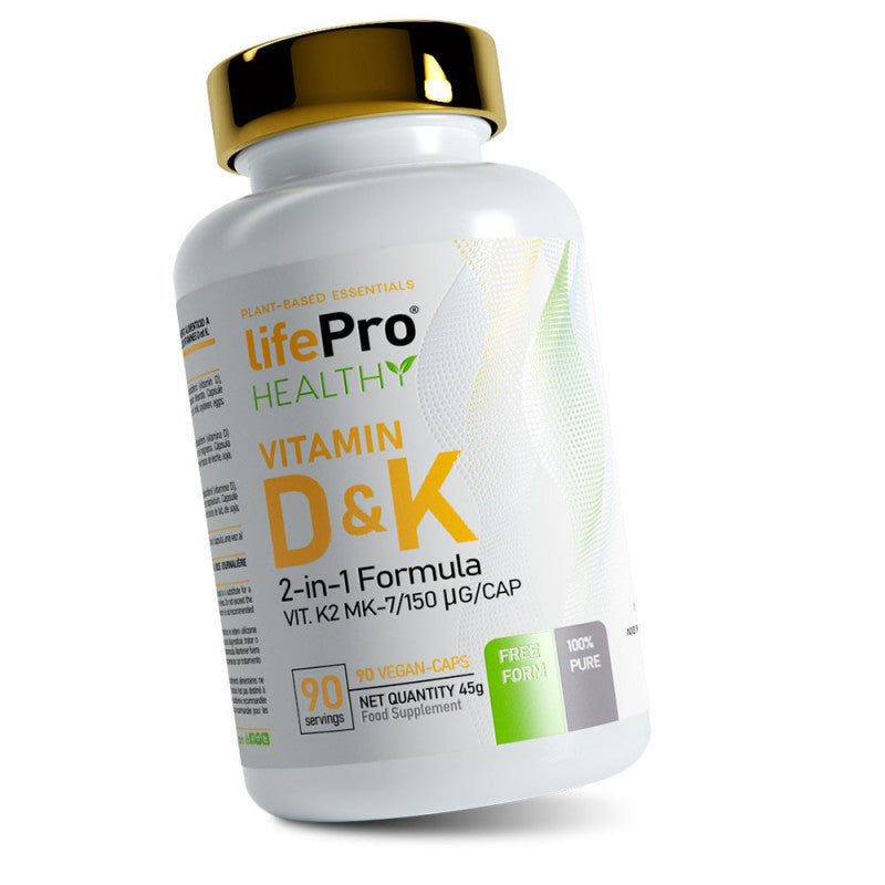 Life Pro Nutrition Vit D&K2MK7 90 Cápsulas Veganas