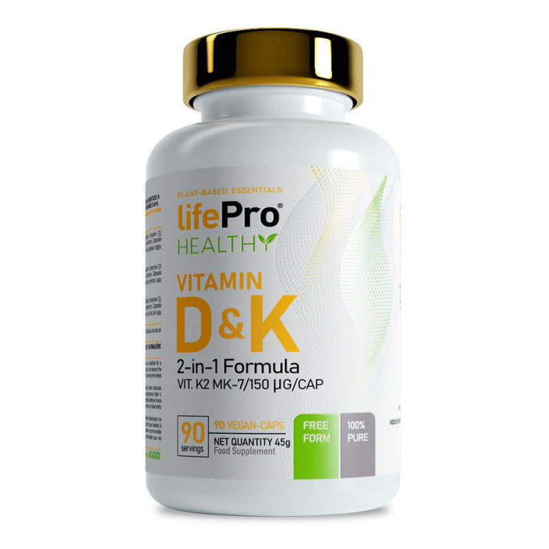 Life Pro Nutrition Vit D&K2MK7 90 Cápsulas Veganas