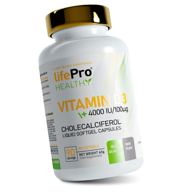 Life Pro Nutrition D3 4000UI Aceite de Oliva 90 Perlas