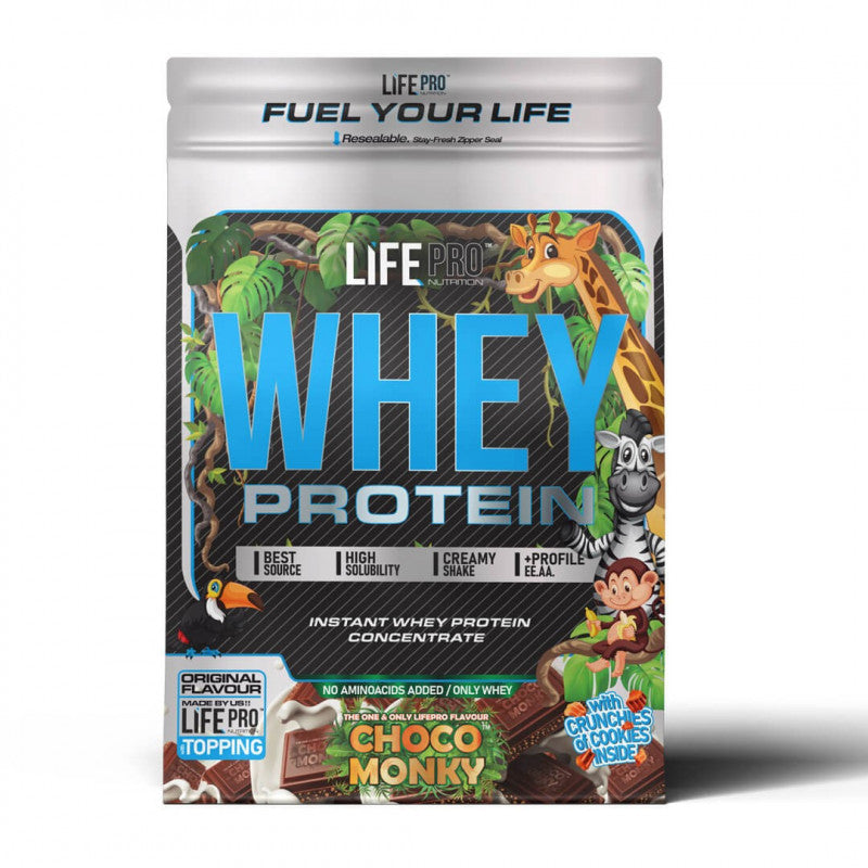 Life Pro Nutrition Whey Choco Monky 2 kg Concentrado de Suero
