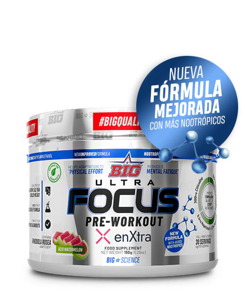 Big ULTRA FOCUS 30 Tomas Pre-Entreno Nootrópico