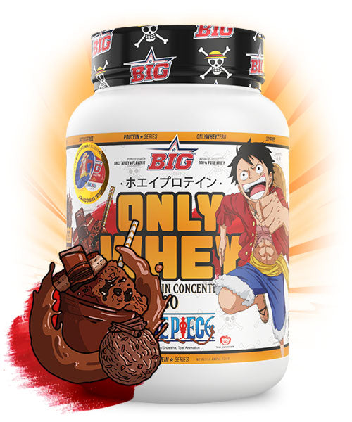 Big Only Whey Zero One Piece 1 kg Proteína de Suero Sin Lactosa