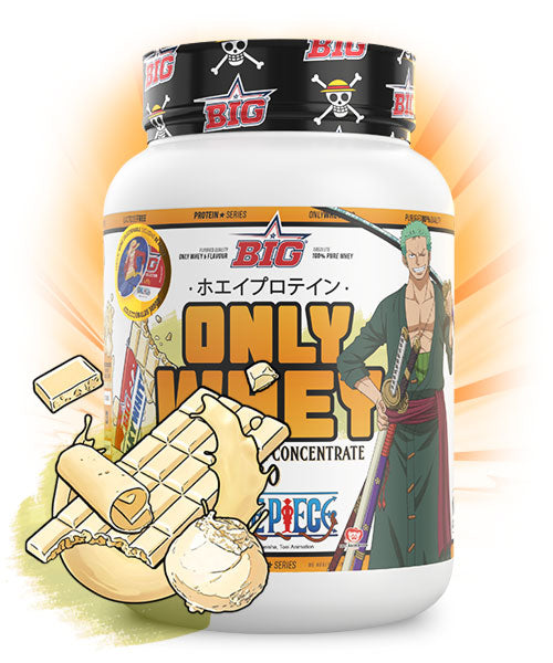Big Only Whey Zero One Piece 1 kg Proteína de Suero Sin Lactosa