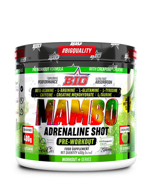 Big Mambo 400 G Pre-Entreno L-Arginina Beta-Alanina Creatina Creapure