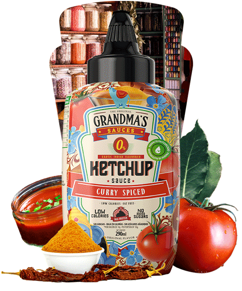 Max Protein Salsa Ketchup Curry Especiada