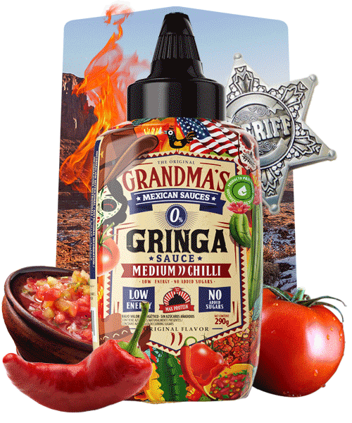 Max Protein Salsa Mexican Gringa Estilo Grandma's 290 ml