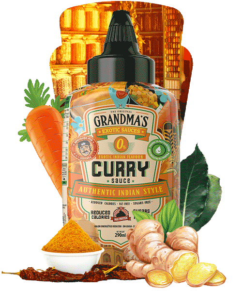 Max Protein Salsa Curry Estilo Grandma's 290 ml