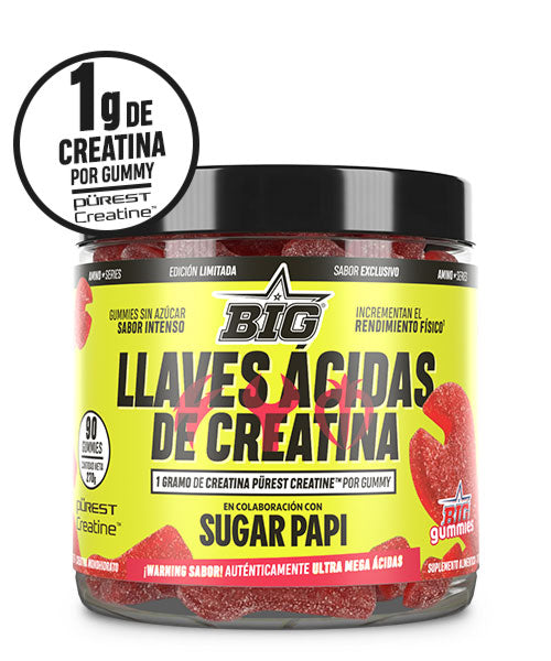 BIG Llaves Ácidas de Creatina Pürest Creatine 90 Gummies