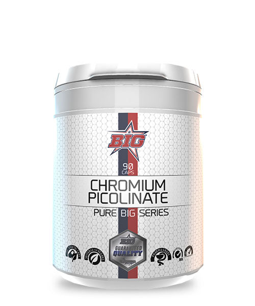 Big Chromium Picolinate 90 Cápsulas Picolinato De Cromo