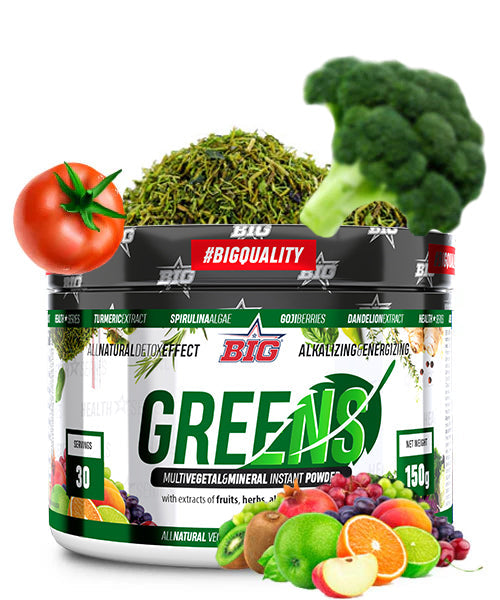 Big Greens 50 Extractos Vegetales Y Minerales Desintoxicante